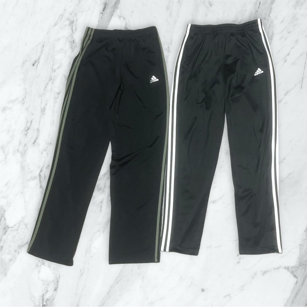 2 pairs of adidas pants